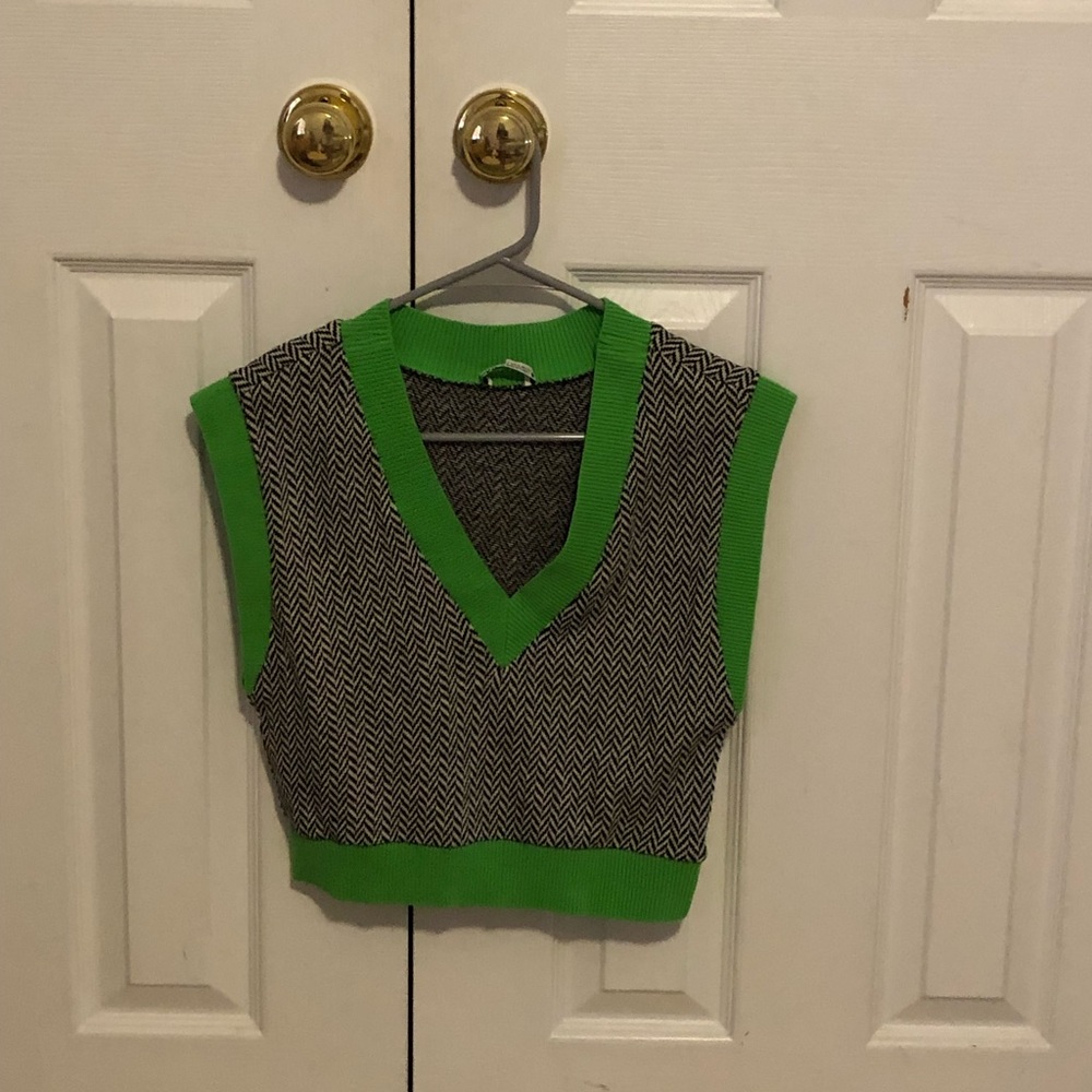 Zara Zebra Sweater Vest